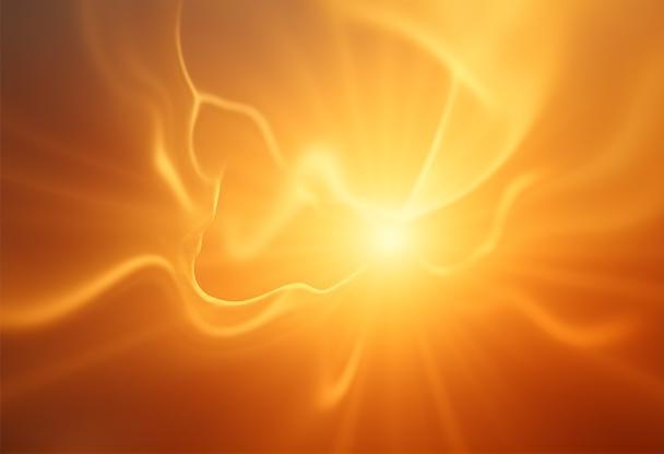 Abstract image representing radiance and beauty